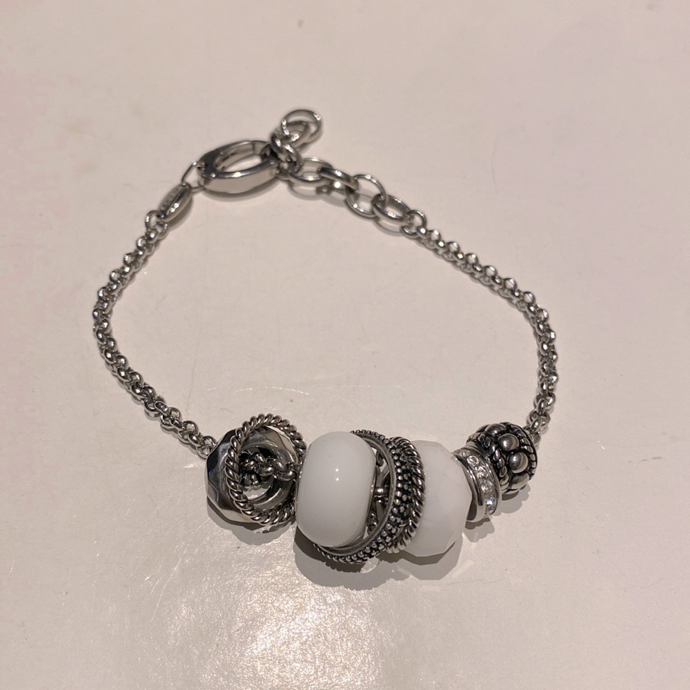 Fossil S Steel charm Bracelet